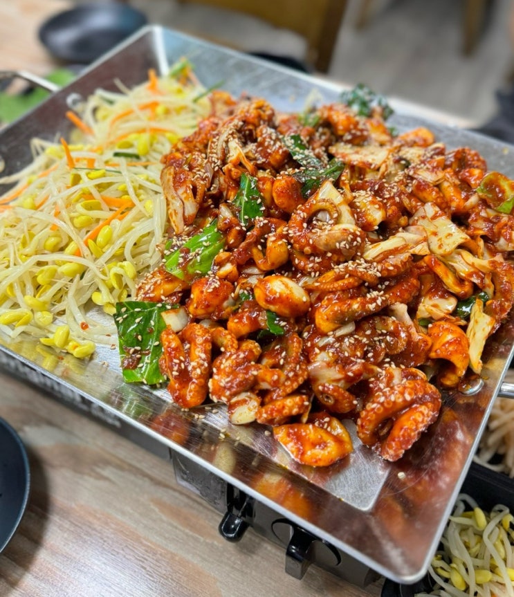  원주 돗가비불쭈꾸미 맵기 들깨감자옹심이 관설동맛집