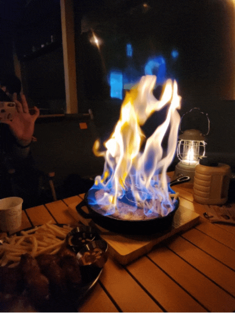 모란역 술집 추천 신상 감성 포차 캠핑술집 불멍 데이트