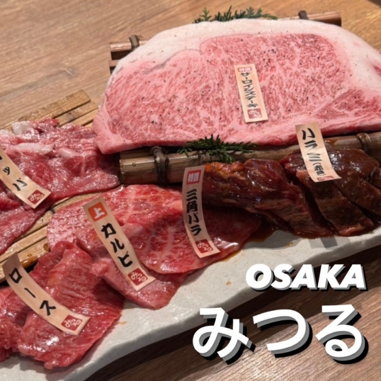  ) 오사카 맛집_[미츠루 신사이바시(みつる)] 야키니쿠 맛집 미츠루