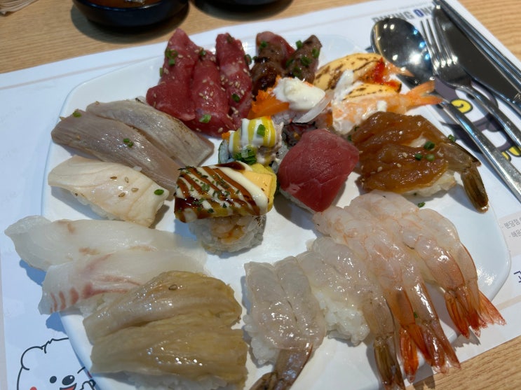  한양수자인그라시엘 청량리 모임하기 좋은 초밥뷔페 맛집 <다이닝원 청량리점>