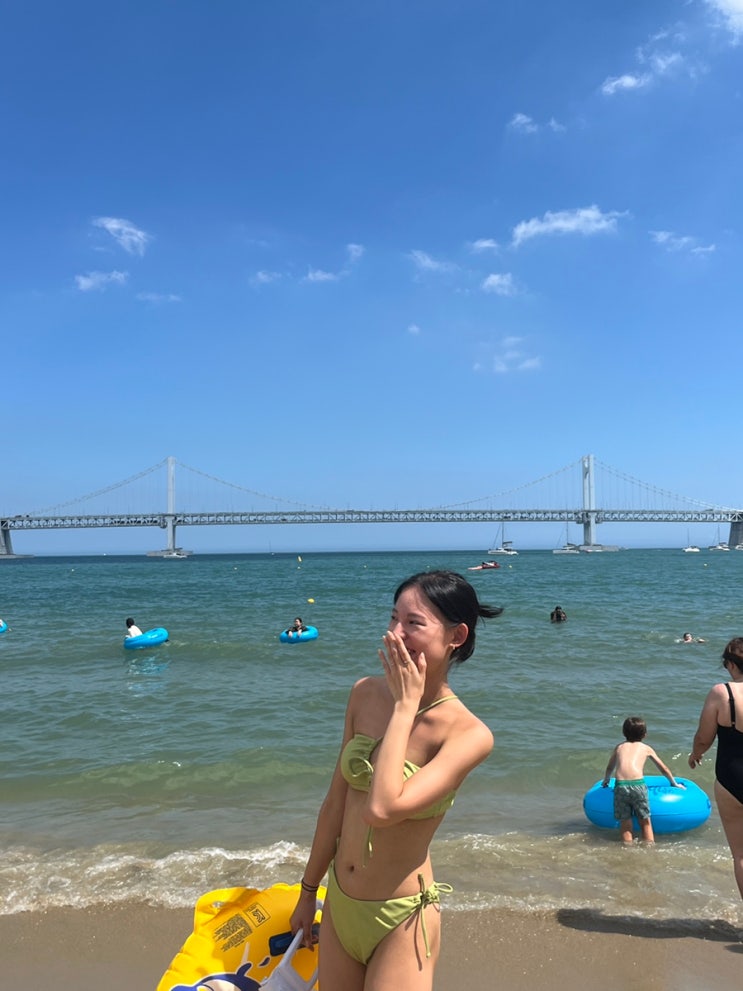  [부산 해수욕장] 광안리 해수욕장 파라솔 대여 가격 및 샤워시설