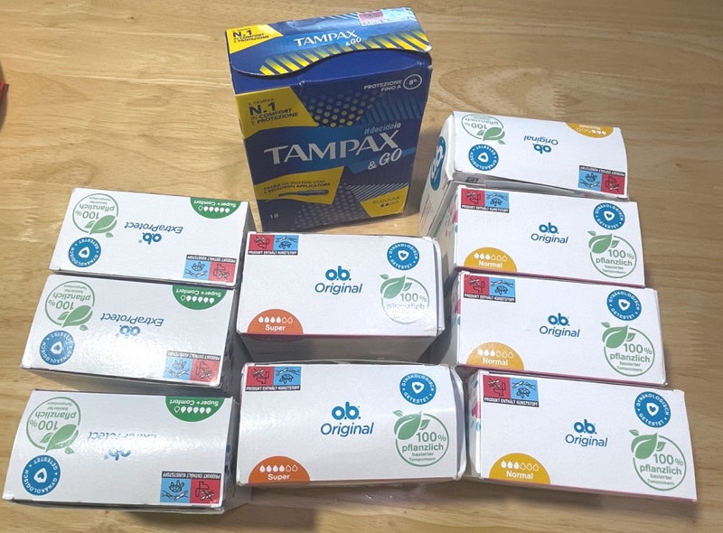 탐폰 직구의 모든 것: 독일 OB, Tampax 탐폰 구매기