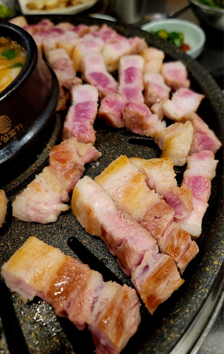  내돈내산 강동구 천호동 강동역 가성비 삼겹살맛집 푸른 목장