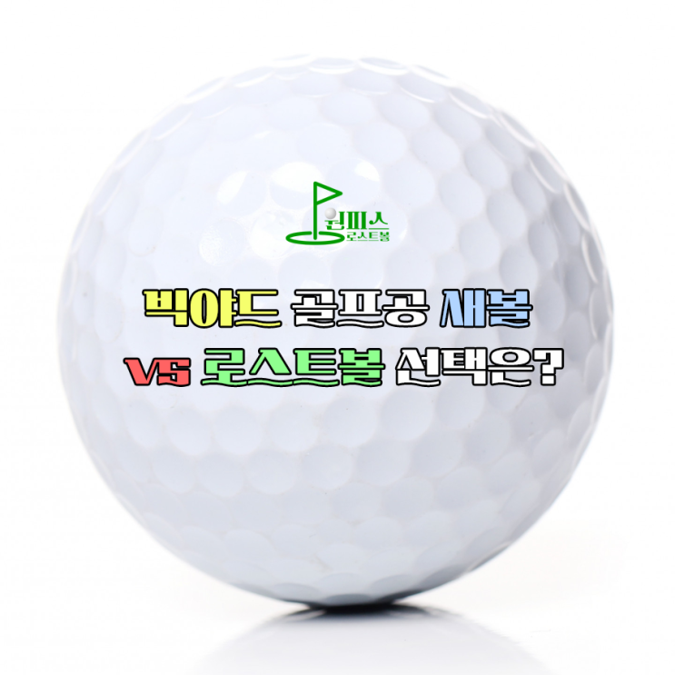  빅야드 골프공 새볼 vs 로스트볼 선택은?
