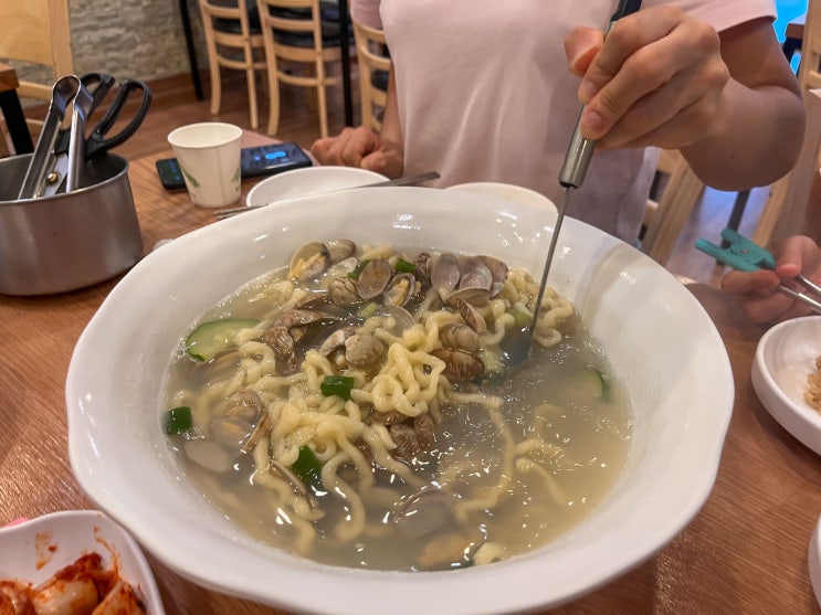광주 용봉동 맛집 들깨마을칼국수전문점 콩물국수