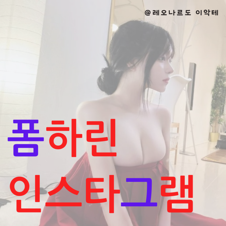  폼하린의 인스타그램 계정 정지 이유와 대처법