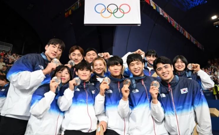 <파리올림픽> <b>유도 혼성 단체전</b>서 사상 첫 메달 획득, 체급차... 