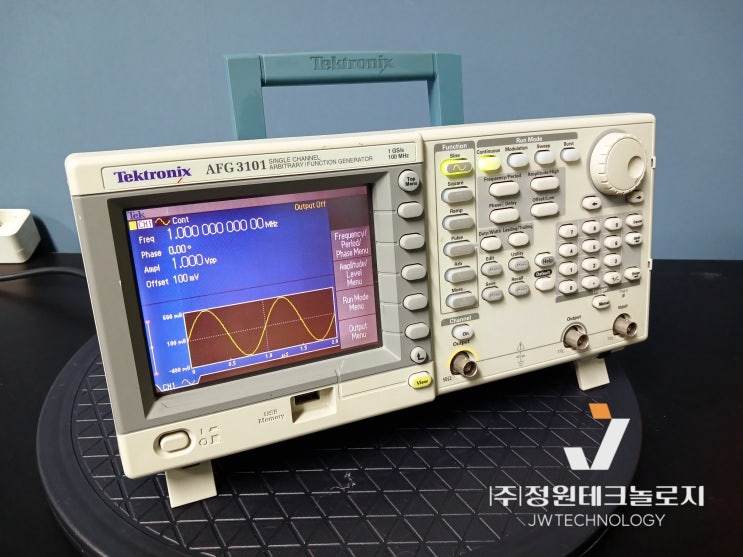  AFG3101(100MHz,1CH) 펑션제너레이터 텍트로닉스 Arbitrary Fuction Generator 렌탈 및 판매-정원테크놀로지