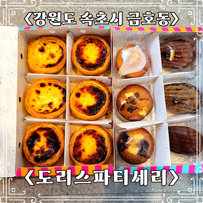  도리스 파티세리 속초 중앙시장 디저트 맛집