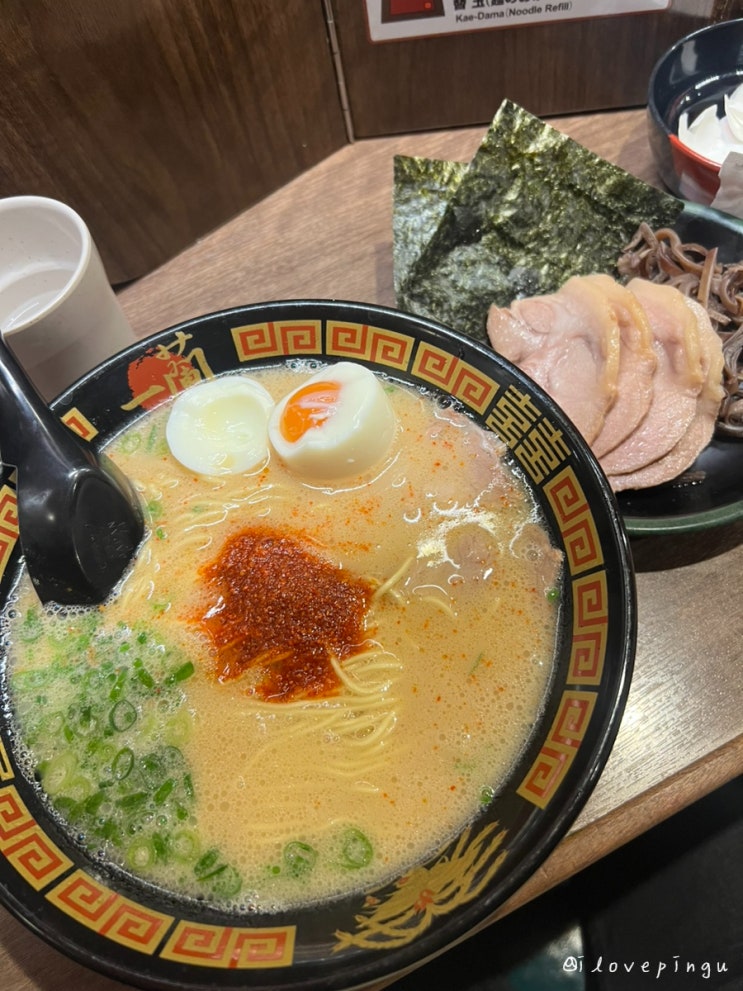  일본 오사카 맛집 이치란라멘 한국인 맞춤 꿀조합