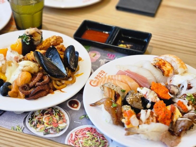  화성 새솔동 무한리필 뷔페 맛집 추천 - 쿠우쿠우 송산그린시티점 (주말 후기)