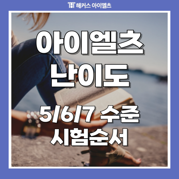  아이엘츠 난이도, 점수 수준 5 6 7 및 시험순서