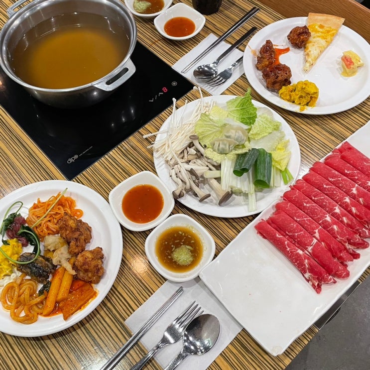  광교 가성비 좋은 샤브샤브 뷔페 335키친 광교아브뉴프랑점