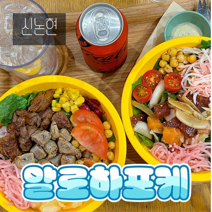  강남 신논현 다이어트 메뉴 건강식 포케 추천 알로하포케 신논현점