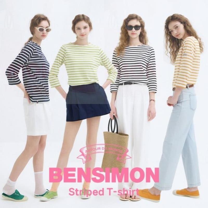 벤시몽 여성 클래식 스트라이프 티셔츠 리뷰: 편안함과 스타일의 조화