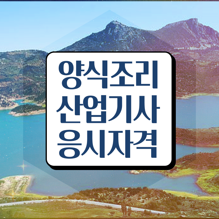  양식조리산업기사 응시자격 학점은행제로 1학기에 준비한 비법