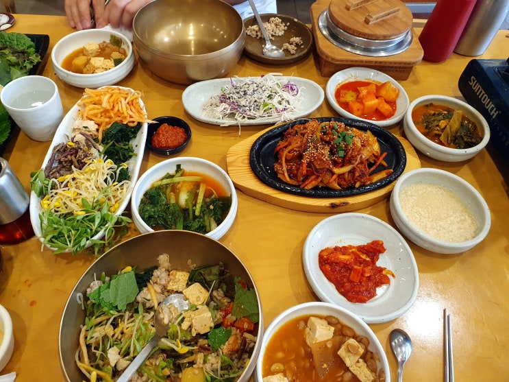  삼전역 맛집 잠실 한정식 맛집 청국장과 보리밥