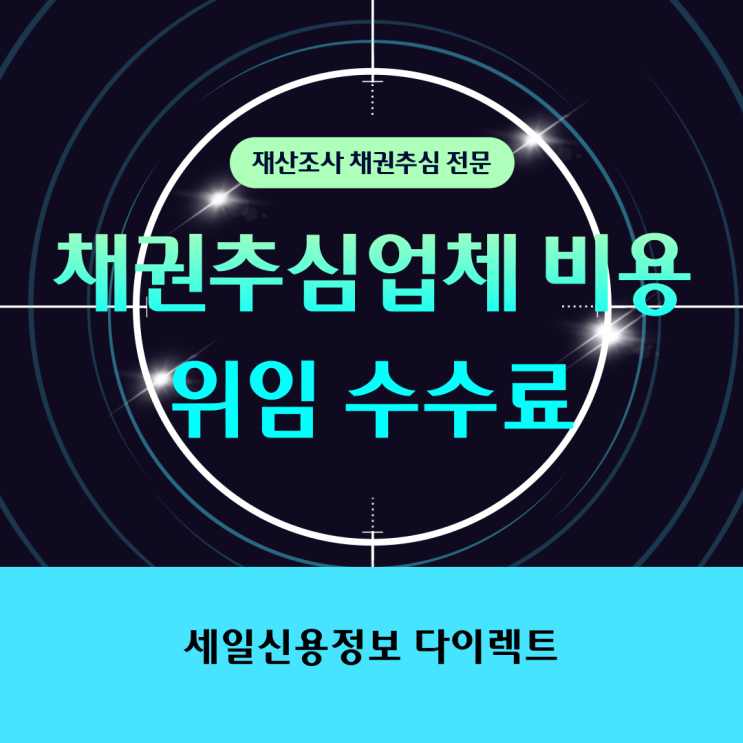  채권추심업체 비용 신용정보회사 위임 수수료