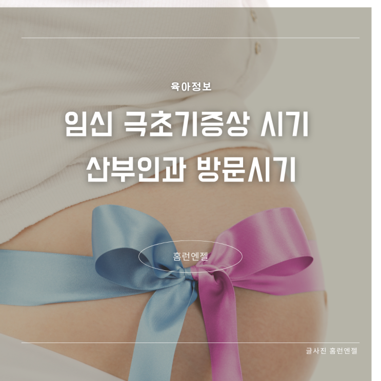  임신 극초기증상 시기 아랫배 울렁거림 산부인과