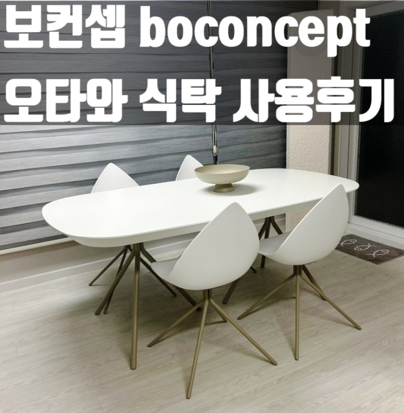 [Boconcept] 보컨셉 확장형 오타와 식탁 체어 세트 가격 A/S 주의사항 실 사용 후기