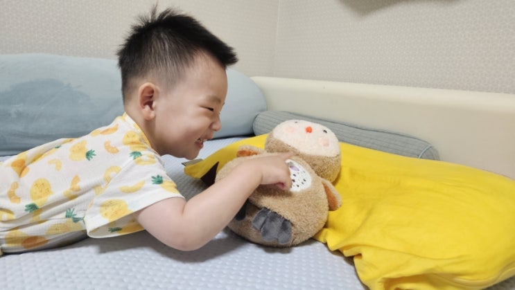  블루래빗 유아완구:NEW아이큐베이비 _자장가 불러주는  애착인형 '러블리부'