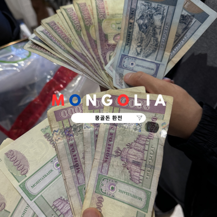  몽골 여행 환전 몽골돈 투그릭 교환