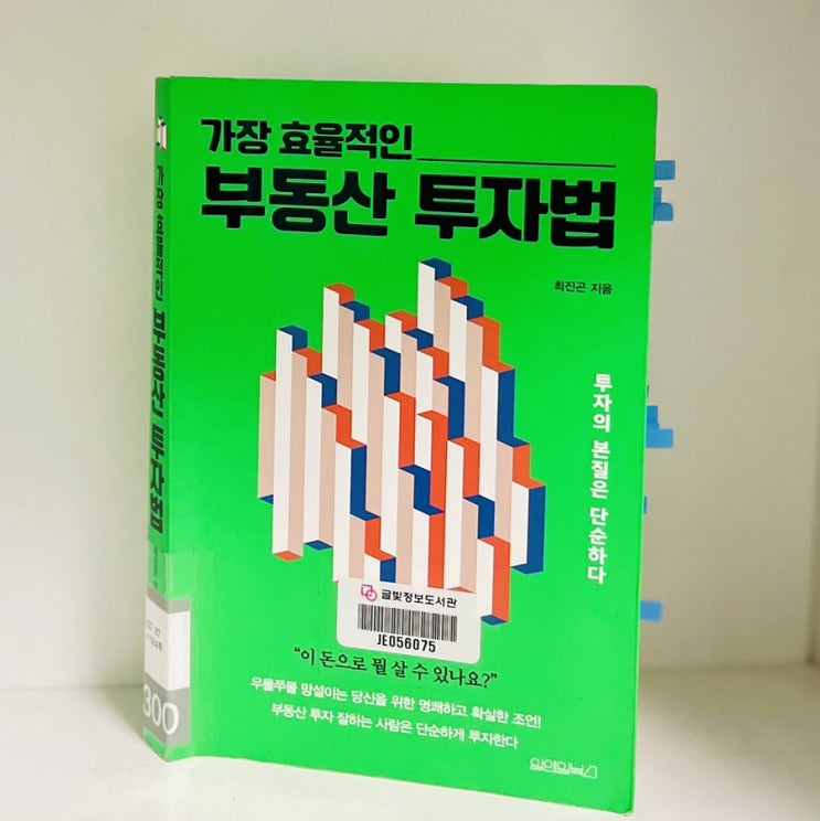  가장 효율적인 부동산 투자법_최진곤 지음_리치온 독서모임