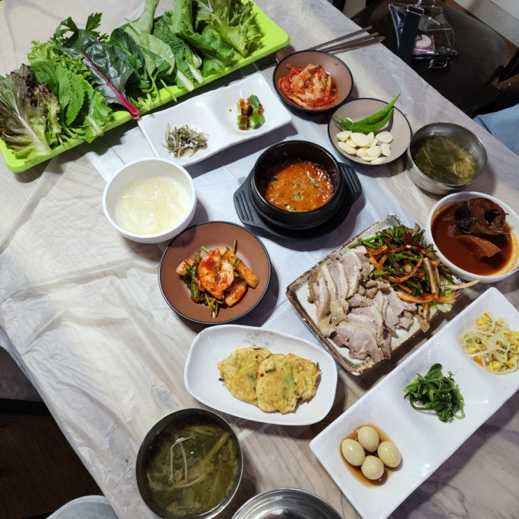  보령 맛집, 미더유인증 맛집 시골돌솥쌈밥