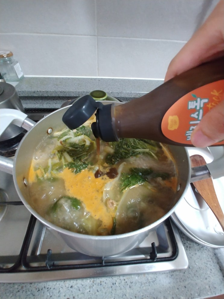  치킨스톡 대용,베지스톡으로 간편한 요리
