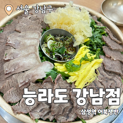  능라도 : 어북쟁반 제대로 즐기고 온 삼성역 이북요리맛집 내돈내산 후기