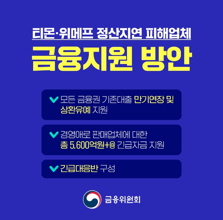 정부, ‘<b>티메프</b>’ 피해기업 대출<b>연장</b>·상환유예…“필요시... 