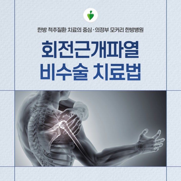  의정부회전근개파열 비수술 치료방법 | 모커리한방병원