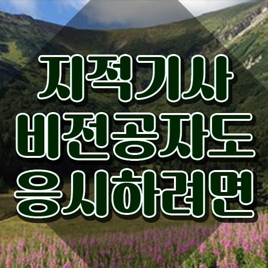  지적기사 필기 지적기사 취득자격 인강만 듣고 4달만에 성공한 방법