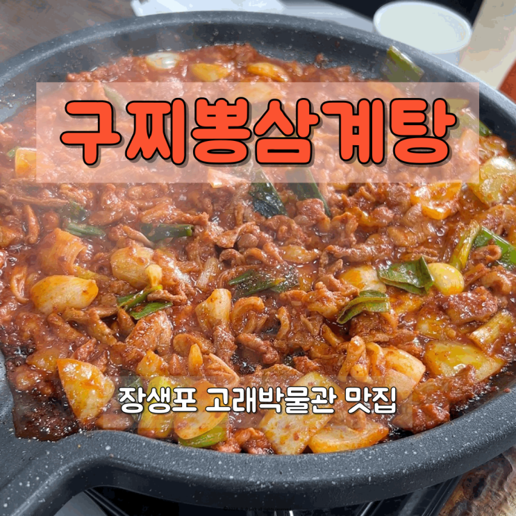  울산 장생포 맛집 고래박물관 놀러와 들리기 좋은 구찌뽕삼계탕