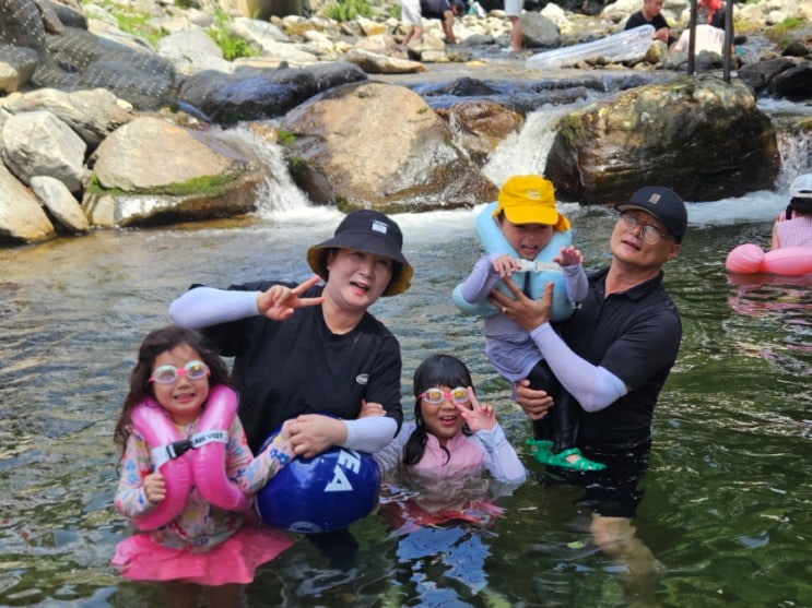  양평 어비계곡 아이와 물놀이 재방문했어요 in 개울가의집