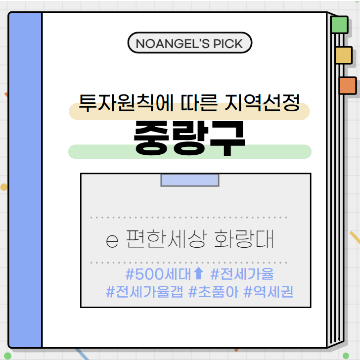  투자원칙에 따른 지역 선정 ( feat 중랑구)