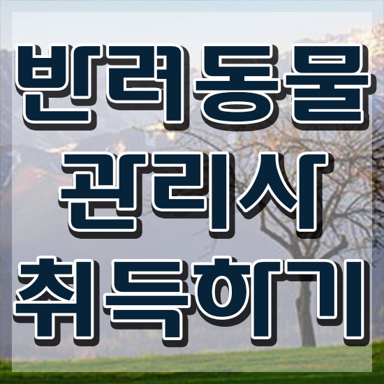  반려견 관리사 , 반려동물관리사 자격증 학습한 후기 최신정보 공유