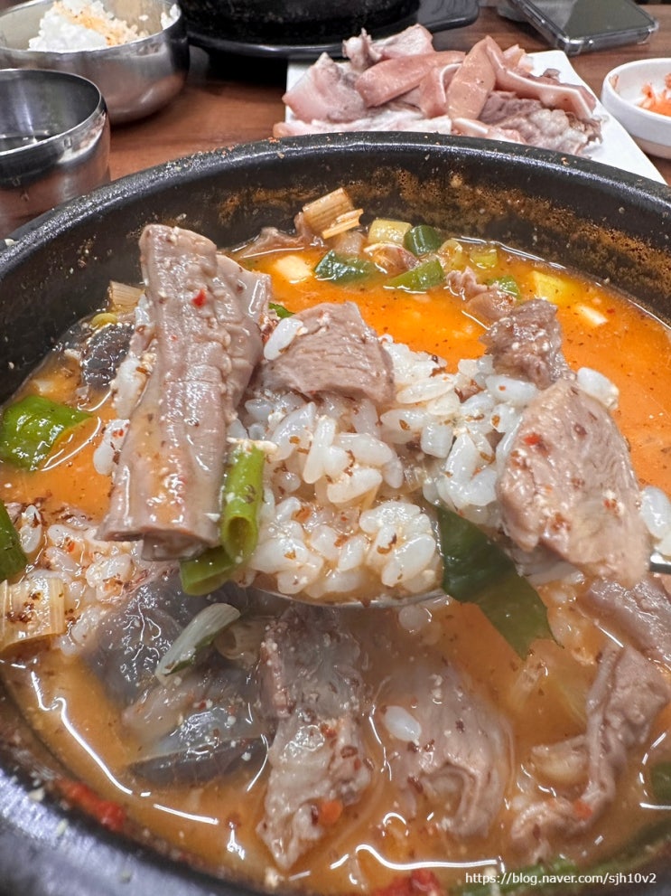  화곡역 얼큰 순대국 머리고기 맛집 본동시장 50년 전통 개성순대국