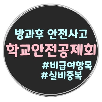 방과 후 다쳤을 때 경상남도학교안전공제회 안경 부러짐 비급여 항목 실비 중복 가능?