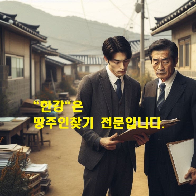  땅주인 토지소유주 집 주소 거주지 찾기 하는 이유에 대해서