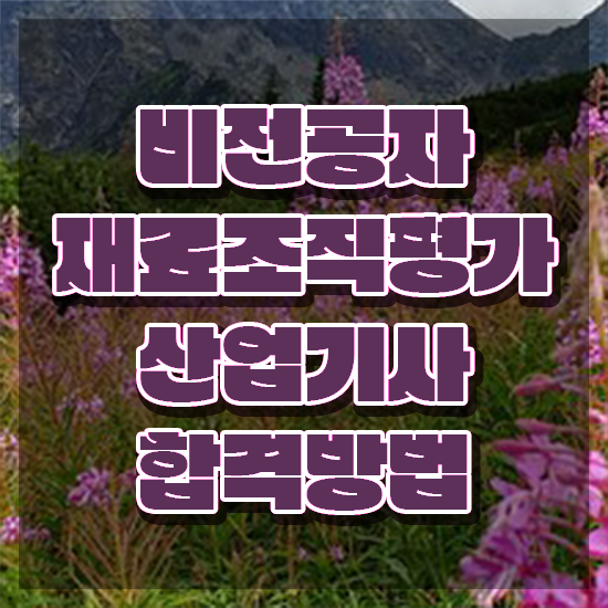  재료조직평가산업기사 시험응시자격 인강만 듣고 4달만에 준비한 과정