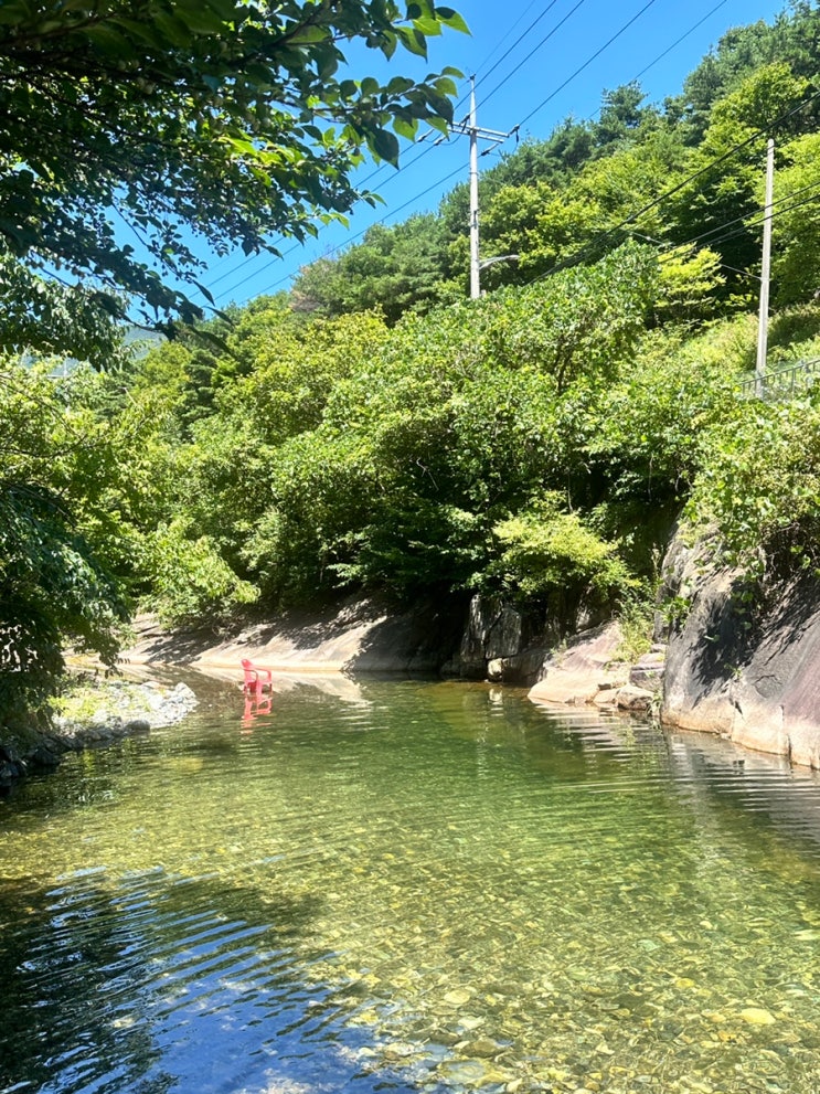  깔끔한 샤워실에 성수기에도 저렴한 울산 평상대여 계곡 시원산장