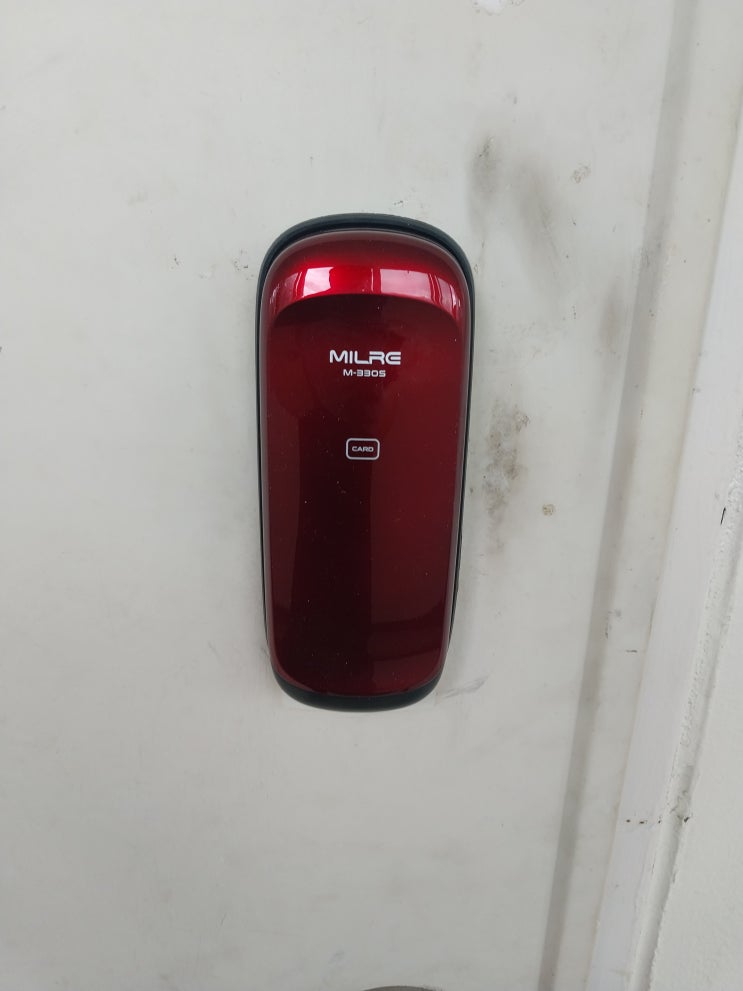  남동구 만수동도어락 설치를 만수주공11단지아파트에 밀레 보조키도어락 M-330d으로 교체 설치했습니다