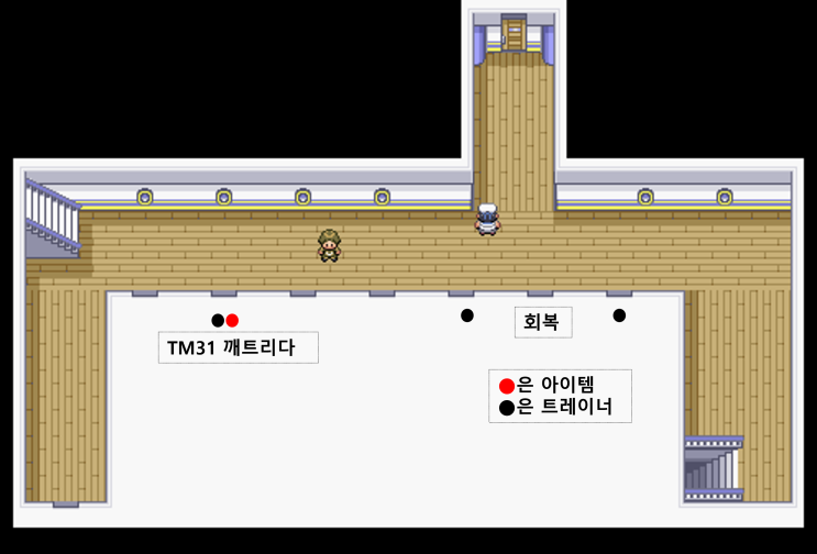  포켓몬 파이어레드 공략 5 - 통신교환/대전 공략, 상트앙느호, 갈색시티