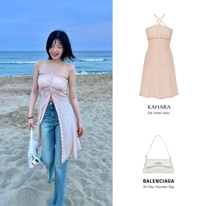 이유비 패션, 카하라 홀터 원피스 & 솔티페블 보헤미안 원피스 스타일링 정보 이유비 패션, 카하라 홀터 원피스 & 솔티페블 보헤미안 원피스 스타일링 정보
