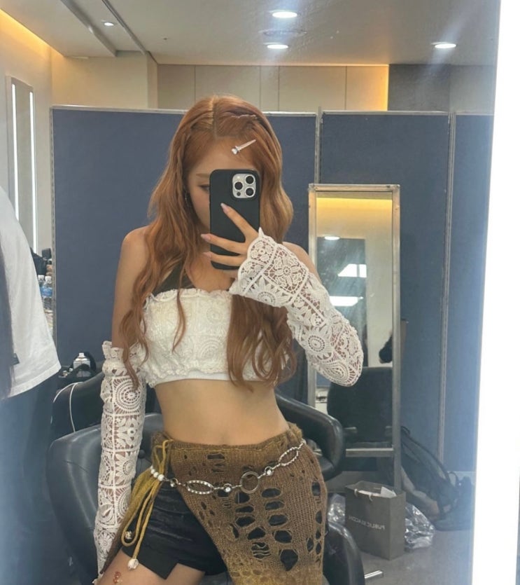  키스오브라이프 쥴리의 강남 염색 오렌지 컬러 따라하기!