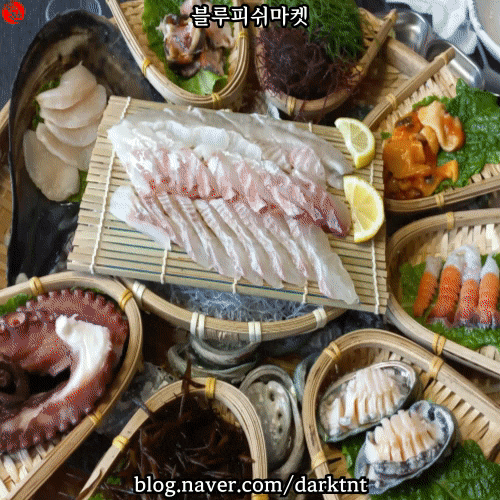  회 해산물 맛집 노형수산시장 블루피쉬마켓 제주시 횟집