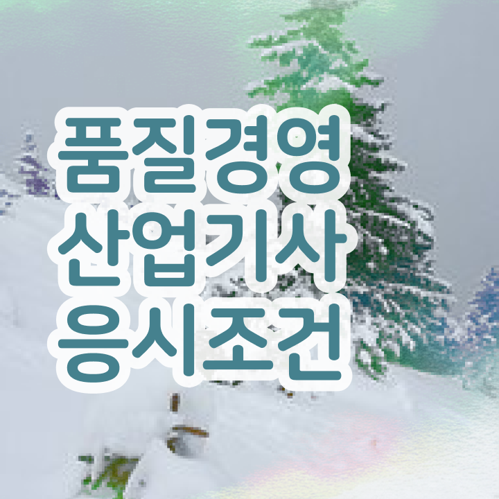  품질경영산업기사 실기 품질경영산업기사 시험응시자격 집에서 온라인으로 4달 안에 끝낸 노하우