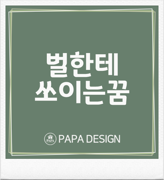 벌한테 쏘이는 꿈 무슨 의미일까?