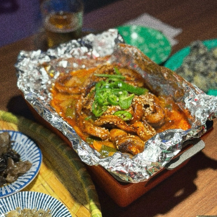  석촌고분 연탄직화구이 맛집 향촌로터리 소맥첫잔무료 매콤한 양념꼼장어구이 오뎅탕 셀프주먹밥 리뷰.